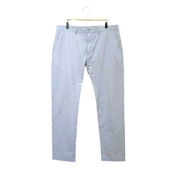 NWT J.Crew Slim-Fit Tech Chino Pant Scarborough Grey Size 35x32 - Picture 3 of 7